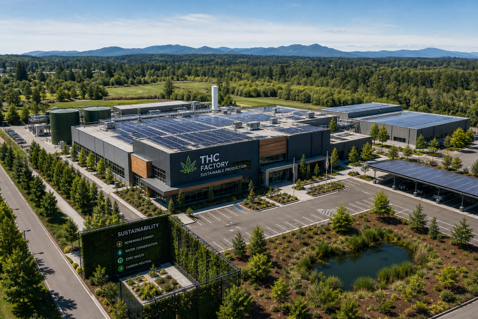 EUROBEST THC Factory — nachhaltige Produktionsanlage
